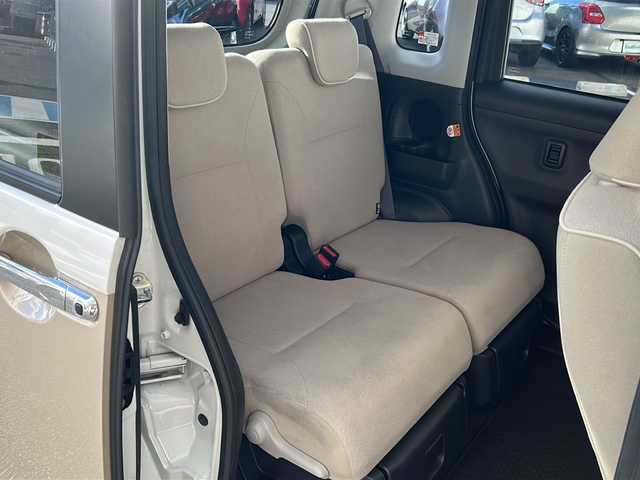 ダイハツ ムーヴ キャンバス G メイクアップ リミテッド　SAⅢ 広島県 2022(令4)年 4.6万km パールホワイトⅢ/ナチュラルベージュマイカメタリック 2トーン 禁煙車/レンタアップ/スマートアシストIII/・衝突軽減/・車線逸脱警報/・オートハイビーム/社外ナビ（MDV-D308BTW）/・Bluetooth/CD/DVD/SD/パノラマモニター/シートヒーター/LEDヘッドライト/フォグランプ/オートライト/ETC