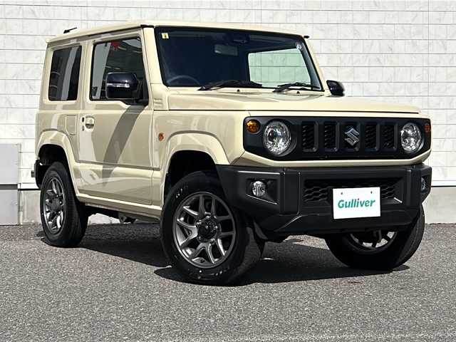 スズキ ジムニー XC 福島県 2023(令5)年 1.5万km シフォンアイボリーM 4WD セーフティーサポート 衝突軽減ブレーキ クルーズコントロール シートヒーター レーンキープ LEDヘッドライト フォグランプ オートライト ヘッドライトウオッシャー 純正アルミ スマートキー