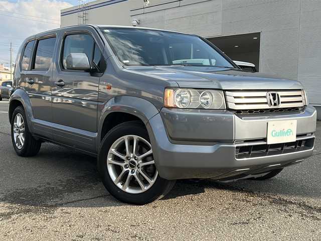 ホンダ クロスロード 20X 秋田県 2007(平19)年 8万km アトランティックブルーグレーメタリック 社外ナビ/CD、DVD/純正17インチAWスタッドレス積込み/バックカメラ/スペアキー/ETC/４WD