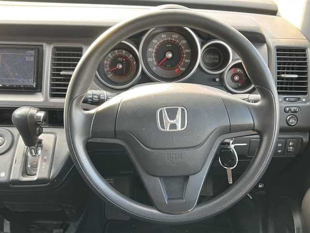 ホンダ クロスロード 20X 秋田県 2007(平19)年 8万km アトランティックブルーグレーメタリック 社外ナビ/CD、DVD/純正17インチAWスタッドレス積込み/バックカメラ/スペアキー/ETC/４WD