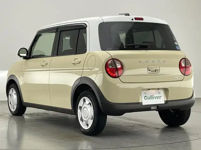 スズキ ラパン S 愛知県 2016(平28)年 5.7万km シフォンアイボリーメタリック 純正ナビ　全方位カメラ　シートヒーター　禁煙車　レーダーブレーキサポート　衝突軽減　ＨＩＤヘッドライト　純正フロアマット　オートライト　ＤＶＤ　ＵＳＢ　フルセグＴＶ　ツートンカラー　プッシュスタート