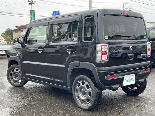 スズキ ハスラー HYBRID G 秋田県 2021(令3)年 2.2万km ブルーイッシュブラックパール3 純正メモリナビ/純正CD/DVD/BT/フルセグ/バックカメラ/4WD/前席シートヒーター/社外14インチアルミ積み込み