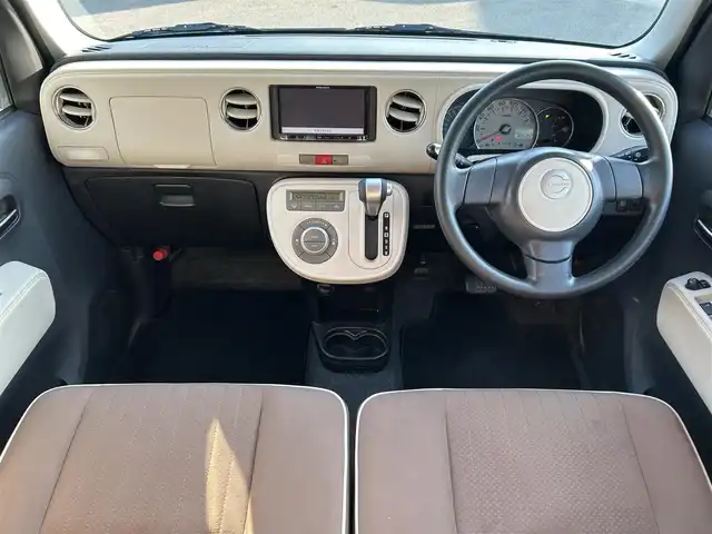 ダイハツ ミラ ココア X 和歌山県 2014(平26)年 8.1万km ブラックマイカメタリック 社外ナビ/Bluetooth/ワンセグTV/eco IDLE/ETC/スマートキー/マット・バイザー/ヘッドライトレヴェライザー