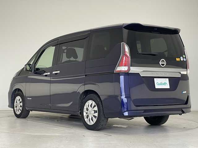 日産 セレナ X 愛知県 2016(平28)年 6.7万km アズライトブルー 衝突軽減システム/純正ナビ　ＳＤカードなし/全方位カメラ/フリップダウンモニター/クルーズコントロール/CD DVD/Bluetooth/バックカメラ/コーナーセンサー/ETC/ステアリングスイッチ/スマートキー/プッシュスタート