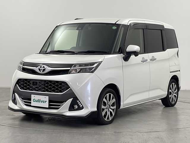 トヨタ タンク カスタムG－T 群馬県 2017(平29)年 7.1万km パールホワイトⅢ 純正９型ナビ　バックカメラ　前席シートヒーター　両側電動スライドドア　クルーズコントロール　ドラレコ　ビルトインＥＴＣ　衝突被害軽減ブレーキ　ＬＥＤヘッドライト・フォグ　革巻きステアリング　禁煙