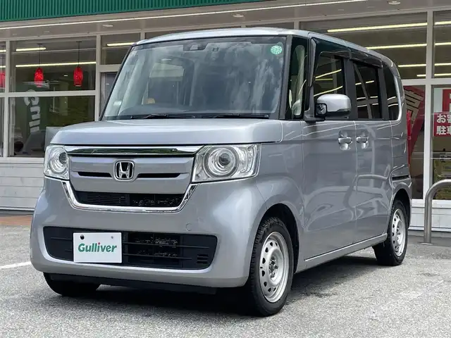 ホンダ Ｎ ＢＯＸ G ホンダセンシング 岐阜県 2018(平30)年 3.4万km ルナシルバーM 社外メモリナビ/AM FM CD SD BT/バックカメラ/前席シートヒーター/LEDライト/ETC/純正フロアマット/片側パワースライドドア/オートライト/追従式クルーズコントロール/サマータイヤ鉄ホイール付積込有り