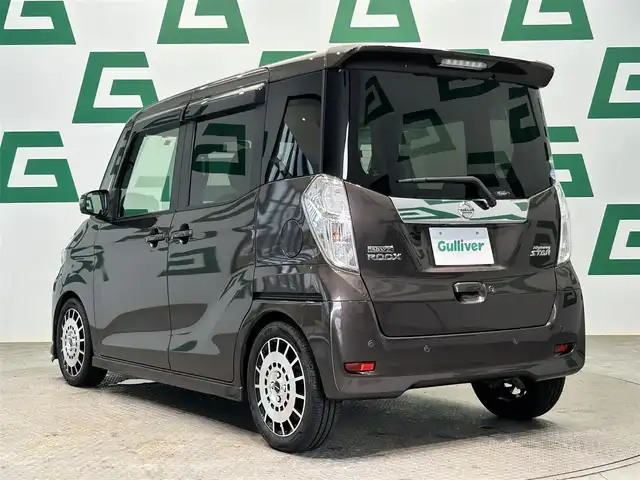 日産 デイズ ルークス ハイウェイスターX Gパッケージ 鹿児島県 2019(令1)年 5.9万km アッシュブラウンM 純正フリップダウンモニター/インテリジェントアラウンドビューモニター/エマージェンシーブレーキ/踏み間違い衝突防止アシスト（前進時）/エマージェンシーストップシグナル/アイドリングストップ/純正SDナビ/（CD/DVD/フルセグ/BT/FM/AM/SD）/純正ナビ連動前方ドライブレコーダー/両側パワースライドドア/革巻きステアリング/ステアリングリモコン/純正LEDヘッドライト/フロントフォグランプ/オートライト/ハイビームアシスト/フロント&バックソナー/社外15インチアルミ/ダウンサス/純正フロアマット