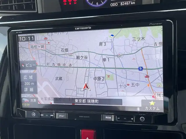 トヨタ タンク カスタムG－T 東京都 2019(令1)年 8.3万km ブラックマイカメタリック/パールホワイト2トーン カロッツェリアナビ/バックモニター/衝突回避支援/車線逸脱警報機能/クリアランスソナー/クルーズコントロール/両側電動ドア/シートヒーター/アイドリングストップ/ETC/ドライブレコーダー