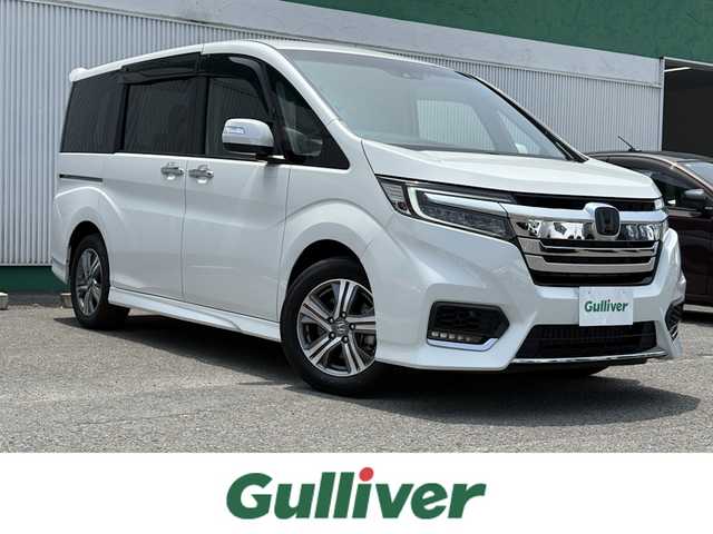 ホンダ ステップワゴン スパーダ eHEV G ホンダS 徳島県 2021(令3)年 1.9万km プラチナホワイトパール 純正メモリナビ/（Bluetooth/フルセグ/CD/DVD/SD/USB）/フリップダウンモニター/バックカメラ/ホンダセンシング/レーンキープ/レーダークルーズコントロール/両側パワースライドドア/純正ドライブレコーダー/ビルトインETC2/0/ステアリングリモコン/スマートキー/プッシュスタート/わくわくゲート