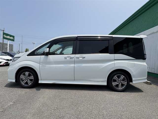 ホンダ ステップワゴン スパーダ eHEV G ホンダS 徳島県 2021(令3)年 1.9万km プラチナホワイトパール 純正メモリナビ/（Bluetooth/フルセグ/CD/DVD/SD/USB）/フリップダウンモニター/バックカメラ/ホンダセンシング/レーンキープ/レーダークルーズコントロール/両側パワースライドドア/純正ドライブレコーダー/ビルトインETC2/0/ステアリングリモコン/スマートキー/プッシュスタート/わくわくゲート
