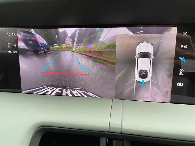 ポルシェ タイカン 4S 福岡県 2021(令3)年 2万km グレーⅡ 禁煙車/スポーツクロノＰＫＧ　/ツートーンレザーインテリア　/パワーステラリングプラス　/レーンチェンジアシスト　/アダプティブクルーズコントロール　/アラウンドビュー付パークアシスト　/アンビエントライト　/アクセントＰＫＧ/プライバシーガラス/20インチTurboエアロホイール/4ゾーンクライメートコントロール/8wayコンフォートシート/パッセンジャーディスプレイ/充電ケーブル車載/シートヒーター/プライバシーガラス/シートメモリー/アダプティブエアーサスペンション/ABS/横滑り防止装置/オートライト/オートマチックハイビーム/衝突被害軽減システム/ポルシェ・スタビリティ・マネージメントシステム
