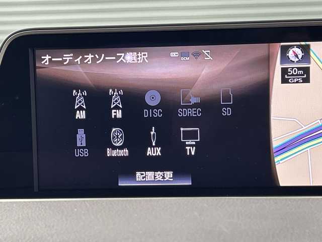 レクサス ＲＸ 450h バージョンL 三重県 2017(平29)年 3.4万km ソニッククォーツ 禁煙車/ガラスルーフ/黒革シート/純正ナビ/　フルセグTV/CD/DVD/Bluetooth/純正ウッドハンドル/メモリーシート/全席シートヒーター/前席ベンチレーション/電動格納シート/電子パーキング/オートホールド/ハンドルヒーター/HUD/衝突軽減ブレーキシステム/前後コーナーセンサー/BSM/ハンドルヒーター/純正アルミホイール