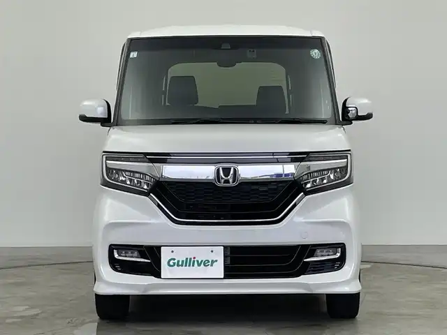 ホンダ Ｎ ＢＯＸ G L ターボ ホンダセンシング 群馬県 2019(平31)年 2.2万km プラチナホワイトパール 純正８型ナビ　Ｂカメラ　Ｈセンシング　衝突軽減　レーダークルーズ　ＡＨＢ　ＬＥＤヘッド　ＬＥＤフォグ　パドルシフト　両側パワスラ　ビルトインＥＴＣ　前ドラレコ　プッシュスタート　純正アルミ　禁煙車