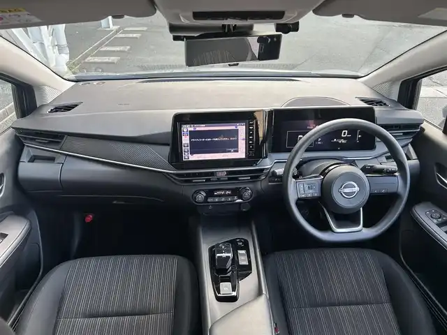 日産 ノート X 福島県 2025(令7)年 0.5万km グレー ９インチ純正ナビ/ドラレコ/フルセグTV/追従クルコン/アラウンドビューモニター/全方位車外カメラ/純正16AW/プッシュスタート/ビルトインETC2.0/LEDヘッドライト/ABS/デジタルルームミラー/LEDオートハイビーム