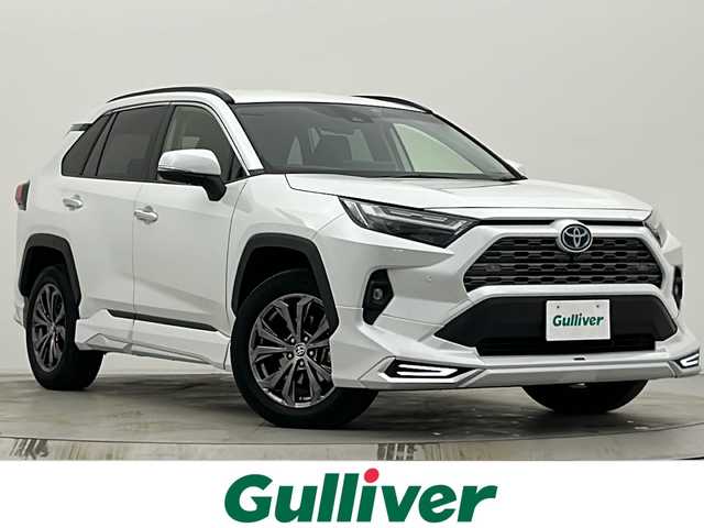 トヨタ ＲＡＶ４ ハイブリッドG 宮城県 2023(令5)年 2.9万km ホワイトパールクリスタルシャイン モデリスタエアロ/4WD/ワンオーナー/純正10.1インチコネクティッドナビ/(AM/FM/TV/BT/USB/Miracast)/パノラミックビューモニター/デジタルインナーミラー/ビルトインETC2.0/前方ドライブレコーダー/レーダークルーズコントロール/BSM/電動リアゲート/レザーシート/パワーシート/シートメモリー/シートヒーター/エアシート/ステアリングヒーター/プッシュスタート/スマートキー/オートライト/オートマチックハイビーム/フォグランプ/純正フロアマット/純正18インチアルミホイール