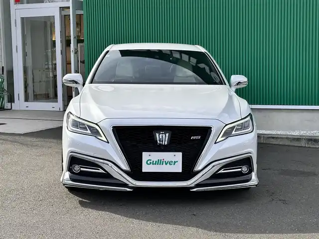 トヨタ クラウン ハイブリッド RS アドバンス 宮城県 2021(令3)年 6.3万km プレシャスホワイトパール セーフティパッケージプラス/・デジタルインナーミラー/・パーキングサポートブレーキ/リアカメラディテクション/・パノラミックビューモニター/＝＝＝/モデリスタエアロ（F/S/R）/セーフティセンス/・レーントレーシングアシスト/・レーダークルーズコントロール/・プリクラッシュセーフティ/・アダプティブハイビーム/・ロードサインアシスト/・先行車発進告知機能/・ドライバー異常時対応システム/ブラインドスポットモニター/リアクロストラフィックオートブレーキ/リアクロストラフィックアラート/カラーヘッドアップディスプレイ/純正12.3インチナビ/・CD/DVD/・Blu-ray/・Bluetooth/・AppleCarPlay/AndroidAuto/・フルセグTV/ビルトインETC/ドライブレコーダー/本革シート/パワーシート（運転席メモリー機能付）/シートヒーター/ベンチレーション/革巻きステアリング/ステアリングヒーター/パドルシフト/電動パーキングブレーキ/ブレーキホールド/3眼LEDヘッドランプ/社外19インチAW（WORK）