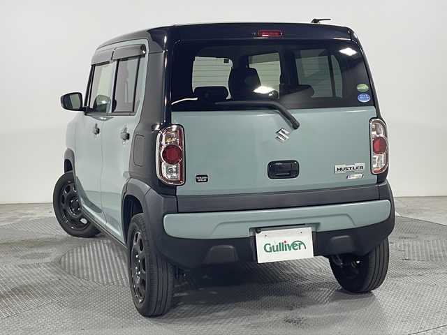 スズキ ハスラー タフワイルド 広島県 2018(平30)年 3.7万km オフブルーメタリック/ブラック 2トーン 社外ナビ/バックカメラ/シートヒーター（運転席/助手席）/デュアルカメラブレーキサポート/車線逸脱警報/HIDヘッドランプ/オートライト/フォグランプ/スマートキー/ステアリングスイッチ/ETC