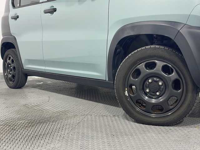 スズキ ハスラー タフワイルド 広島県 2018(平30)年 3.7万km オフブルーメタリック/ブラック 2トーン 社外ナビ/バックカメラ/シートヒーター（運転席/助手席）/デュアルカメラブレーキサポート/車線逸脱警報/HIDヘッドランプ/オートライト/フォグランプ/スマートキー/ステアリングスイッチ/ETC