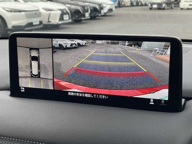 マツダ ＣＸ－８ 25S スマートエディション 茨城県 2023(令5)年 0.5万km ソウルレッドクリスタルM 純正ナビ　/-BT/TV/AM/FM/衝突軽減システム　/全方位カメラ　/フリップダウンモニター　/コーナーセンサー前後　/パワーバックドア　/ＬＥＤヘッドライト　/レーダークルーズコントロール　/メモリー付きパワーシート　/シートヒーター/ステアリングヒーター/ドライブレコーダー/ETC/電動格納ミラー
