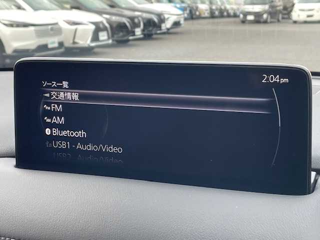 マツダ ＣＸ－８ 25S スマートエディション 茨城県 2023(令5)年 0.5万km ソウルレッドクリスタルM 純正ナビ　/-BT/TV/AM/FM/衝突軽減システム　/全方位カメラ　/フリップダウンモニター　/コーナーセンサー前後　/パワーバックドア　/ＬＥＤヘッドライト　/レーダークルーズコントロール　/メモリー付きパワーシート　/シートヒーター/ステアリングヒーター/ドライブレコーダー/ETC/電動格納ミラー