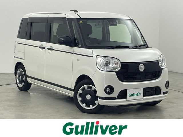 ダイハツ ムーヴ キャンバス G ブラックアクセント リミテッド SAⅢ 福岡県 2020(令2)年 2.3万km パールホワイトⅢ 純正ナビ／フルセグＴＶ　/パノラマモニター　/ＥＴＣ　/ナビ連動前方ドライブレコーダー　/コーナーセンサー　/衝突軽減ブレーキ　/アイドリングストップ　/両側電動スライドドア　/プッシュスタート　/スペアキー　/ＬＥＤヘッドライト