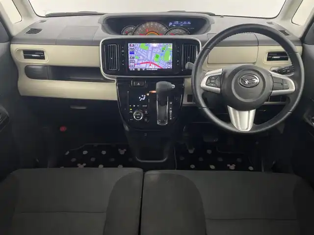 ダイハツ ムーヴ キャンバス G ブラックアクセント リミテッド SAⅢ 福岡県 2020(令2)年 2.3万km パールホワイトⅢ 純正ナビ／フルセグＴＶ　/パノラマモニター　/ＥＴＣ　/ナビ連動前方ドライブレコーダー　/コーナーセンサー　/衝突軽減ブレーキ　/アイドリングストップ　/両側電動スライドドア　/プッシュスタート　/スペアキー　/ＬＥＤヘッドライト