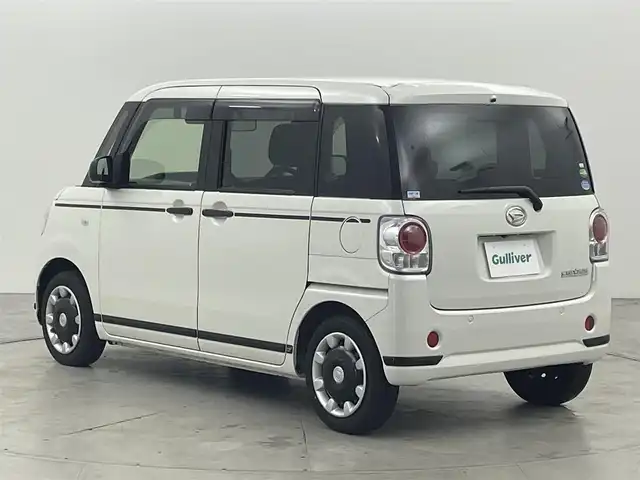 ダイハツ ムーヴ キャンバス G ブラックアクセント リミテッド SAⅢ 福岡県 2020(令2)年 2.3万km パールホワイトⅢ 純正ナビ／フルセグＴＶ　/パノラマモニター　/ＥＴＣ　/ナビ連動前方ドライブレコーダー　/コーナーセンサー　/衝突軽減ブレーキ　/アイドリングストップ　/両側電動スライドドア　/プッシュスタート　/スペアキー　/ＬＥＤヘッドライト