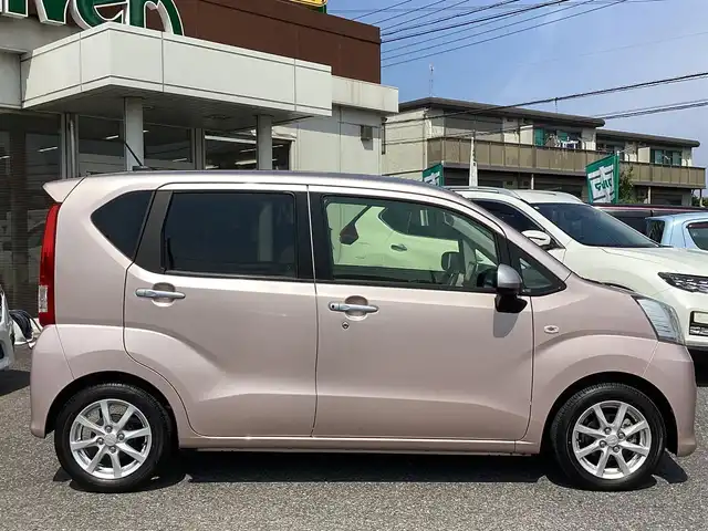 ダイハツ ムーヴ X SA 千葉県 2015(平27)年 3.3万km ライトローズマイカメタリック ワンオーナー/プッシュスタート/SDナビ　TV/DVD/CD/BT/MS/   NSZN-W65/バックカメラ/スマートキースペアキー/ETC/取扱説明書/保証書