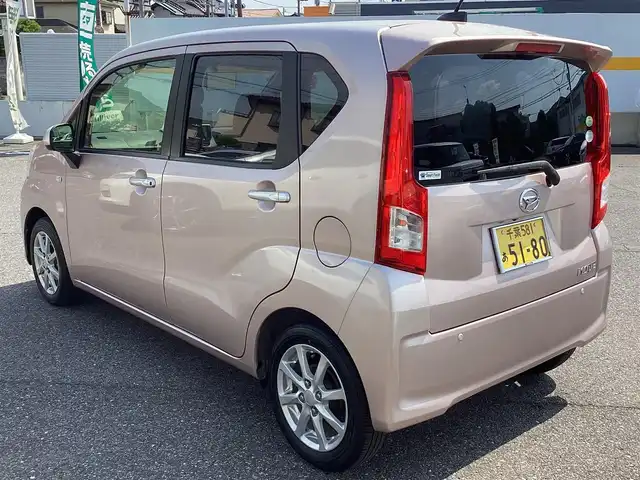 ダイハツ ムーヴ X SA 千葉県 2015(平27)年 3.3万km ライトローズマイカメタリック ワンオーナー/プッシュスタート/SDナビ　TV/DVD/CD/BT/MS/   NSZN-W65/バックカメラ/スマートキースペアキー/ETC/取扱説明書/保証書