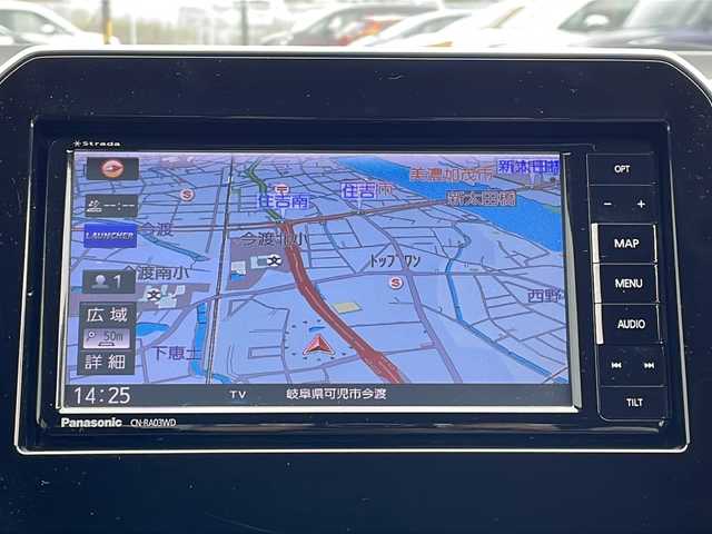 スズキ イグニス ハイブリッド MZ 岐阜県 2017(平29)年 3万km ピュアホワイトP 登録時走行距離29332km/社外7インチナビ　/衝突軽減システム　/横滑り防止装置　/レーンキープアシスト　/アイドリングストップ　/純正１６インチアルミホイール　/シートヒーター/ＬＥＤヘッドライト　/オートライト　/プッシュスタート　/スマートキー　/スペアキー/フロアマット/パワーウィンドウ/パワーステアリング/Wエアバッグ