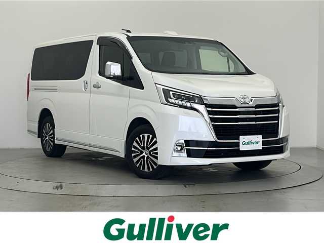 トヨタ グランエース G 宮城県 2020(令2)年 2.3万km ホワイトパールクリスタルシャイン 安全装備/・ブラインドスポットモニター/・プリクラッシュセーフティーシステム/・コーナーセンサー/・レーダークルーズコントロール/・パノラミックビューモニター/・パーキングサポートブレーキ/・横滑り防止装置/・ロードサインアシスト/Tコネクト８インチナビ/・AM/FM/Bluetooth/・CD/DVD/USB/Miracast/LEDヘッドライト/フォグランプ/純正12.1後席モニター/両側電動スライドドア/パワーシート/シートヒーター/デジタルインナーミラー/純正フロアマット/純正17インチアルミホイール/純正ビルトインETC2.0/プッシュスタート/スマートキー/電動格納ドアミラー