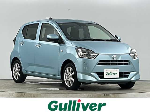 ダイハツ ミラ イース G リミテッド SAⅢ 愛知県 2018(平30)年 6.7万km スカイブルーメタリック 禁煙車/純正7インチナビ/（CD/DVD/Bluetooth/フルセグTV/SD）/バックカメラ/スマートアシストIII/・衝突軽減ブレーキ/・レーンキープアシスト/・オートマチックハイビーム/・誤発進抑制機能/クリアランスソナー/ETC/シートヒーター/ベンチシート/純正アルミホイール/スマートキー/スペアキー有/純正フロアマット/LEDヘッドライト