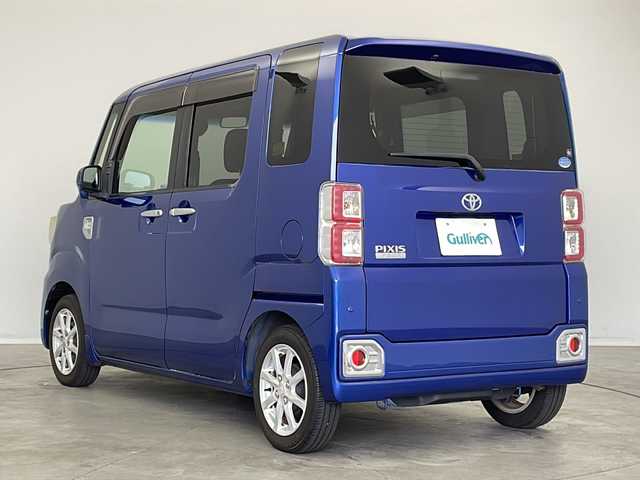 トヨタ ピクシスメガ L SAⅡ 新潟県 2016(平28)年 3.7万km ブルーマイカM 純正メモリナビ/（BT/FM/AM/フルセグTV）/両側パワースライドドア/サンシェード/電格ミラー/ドアバイザー/ヘッドライトレベライザー/フロントフォグライト/取扱説明書