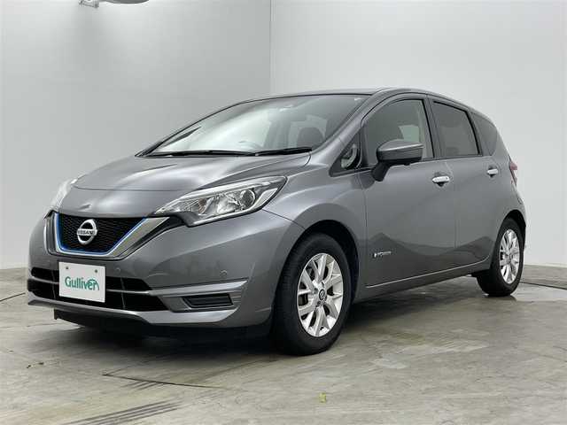 日産 ノート e－パワー X Vセレクション 岡山県 2020(令2)年 5.5万km ダークメタルグレー 社外メモリナビ/BT(AVIC-RZ003)/アラウンドビューモニター/エマージェンシーブレーキ/　レーンキープアシスト/　踏み間違い防止機能/前後コーナーセンサー/デジタルインナーミラー/オートライト/LEDヘッドライト/ISOFIX/インテリジェントキー/プッシュスタート/オートエアコン/チルトステアリング/シートリフター/ウインカーミラー/社外フロアマット/純正15インチAW