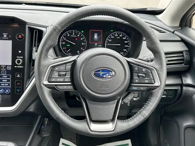 スバル クロストレック ツーリング 道東・釧路十勝 2023(令5)年 0.8万km クリスタルブラックシリカ ４ＷＤ/プッシュスタート/革巻きステアリング/MTモード付/寒冷地仕様/純正ナビ/(BT/USB/iPad/iPhone)/クルーズコントロール/(追従機能あり)/ステアリングスイッチ/ステアリングヒーター/バックカメラ/フルセグTV/シートヒータ/(前席)/エアシーター/(前席)/社外ETC/USB/タイプ入力端子/スマートキー/スペアキー/オートライト/フロントフォグランプ/純正17インチAW/保証書/取扱説明書