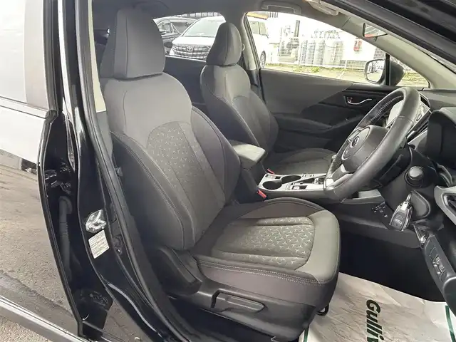スバル クロストレック ツーリング 道東・釧路十勝 2023(令5)年 0.8万km クリスタルブラックシリカ ４ＷＤ/プッシュスタート/革巻きステアリング/MTモード付/寒冷地仕様/純正ナビ/(BT/USB/iPad/iPhone)/クルーズコントロール/(追従機能あり)/ステアリングスイッチ/ステアリングヒーター/バックカメラ/フルセグTV/シートヒータ/(前席)/エアシーター/(前席)/社外ETC/USB/タイプ入力端子/スマートキー/スペアキー/オートライト/フロントフォグランプ/純正17インチAW/保証書/取扱説明書