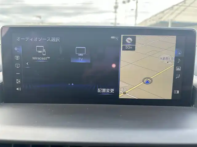 レクサス ＮＸ 300h バージョンL 岡山県 2019(令1)年 9.3万km グラファイトブラックガラスフレーク 登録時走行距離93041km/純正12.3インチナビ/フルセグTV(AM.FM.CD.DVD.TV.BT)/パノラミックビューモニター/ヘッドアップディスプレイ/ドライブレコーダー/シートヒーター/エアシート/ステアリングヒーター/クリアランスソナー/衝突軽減ブレーキ/レーダークルーズコントロール/レーンディパーチャーアラート/オートライト/オートマチックハイビーム/アイドリングストップ/パワーバックドア/18インチ純正AW/純正フロアマット/本革シート/全席パワーシート/３眼ＬＥＤライト