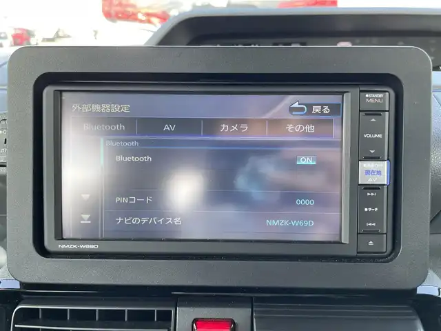 ダイハツ タント カスタム RS 滋賀県 2019(令1)年 1.9万km ブラックマイカメタリック 純正ナビ/【CD.DVD.Bluetooth.フルセグTV】/バックカメラ/衝突軽減ブレーキ/両側電動スライドドア/クリアランスソナー/LEDヘッドライト/オートライト/オートハイビーム/ETC/前後ドライブレコーダー/ハーフレザーシート/ステアリングスイッチ/プッシュスタート/スマートキー/スペアキー