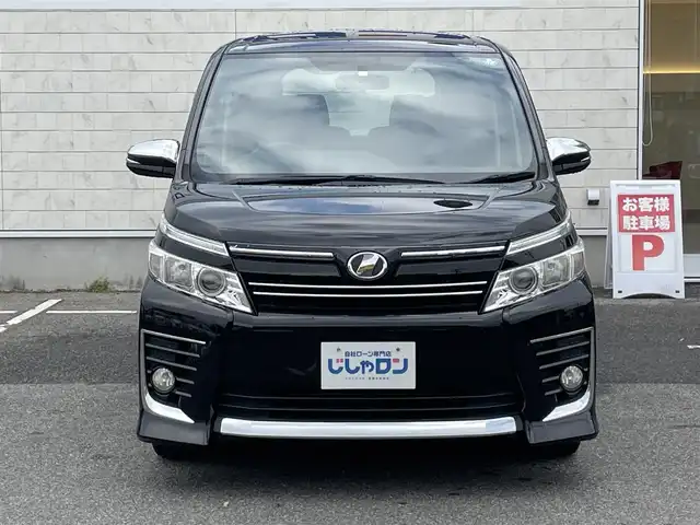 トヨタ ヴォクシー ZS 煌 佐賀県 2014(平26)年 12万km ブラック こちらは現金またはオートローンご利用時の価格です/自社ローンご希望の方は別途その旨お申付け下さい/禁煙車　/７人乗り　/エクリプスナビ ＴＶ ＢＴオーディオ ＤＶＤ ＣＤ　/バックカメラ　/両側電動スライドドア