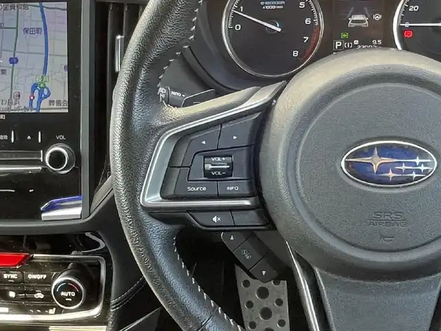 スバル フォレスター ハイブリッド アドバンス 滋賀県 2019(平31)年 2.2万km セピアブロンズM 純正8インチナビ/(AM/FM/CD/DVD/iPod/USB/BT/SD/フルセグTV)/ハーフレザーシート/パワーバックドア/アイサイトver.3/・衝突軽減ブレーキ/・レーントレーシングアシスト/・レーダークルーズコントロール/コーナーセンサー/電動サイドブレーキ/シートヒーター/パワーシート/サイドビュー＆バックカメラ/ドライブレコーダー/ビルトインETC/ステアリングヒーター/革巻きステアリング/ステアリングスイッチ/パドルシフト/電動サイドブレーキ/横滑り防止装置/プッシュスタート/純正フロアマット/電格ウインカーミラー