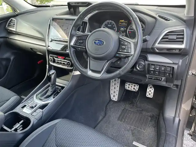 スバル フォレスター ハイブリッド アドバンス 滋賀県 2019(平31)年 2.2万km セピアブロンズM 純正8インチナビ/(AM/FM/CD/DVD/iPod/USB/BT/SD/フルセグTV)/ハーフレザーシート/パワーバックドア/アイサイトver.3/・衝突軽減ブレーキ/・レーントレーシングアシスト/・レーダークルーズコントロール/コーナーセンサー/電動サイドブレーキ/シートヒーター/パワーシート/サイドビュー＆バックカメラ/ドライブレコーダー/ビルトインETC/ステアリングヒーター/革巻きステアリング/ステアリングスイッチ/パドルシフト/電動サイドブレーキ/横滑り防止装置/プッシュスタート/純正フロアマット/電格ウインカーミラー