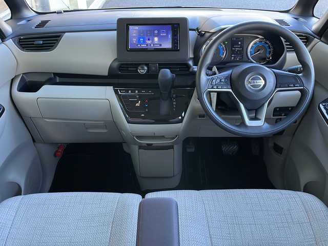 日産 ルークス X 岐阜県 2021(令3)年 3.2万km アッシュブラウンM 禁煙車/AM/FM/CD/DVD/社外ナビ/ワンセグTV/ハンズフリースライドドア/片側パワースライドドア/アラウンドビュー/コーナーセンサー前後/ダウンヒルアシストコントロール/アイドリングストップ/リアエアコン/盗難防止/社外LEDヘッドライト球/プッシュスタート/オートライト/スマートキー/スペアキー