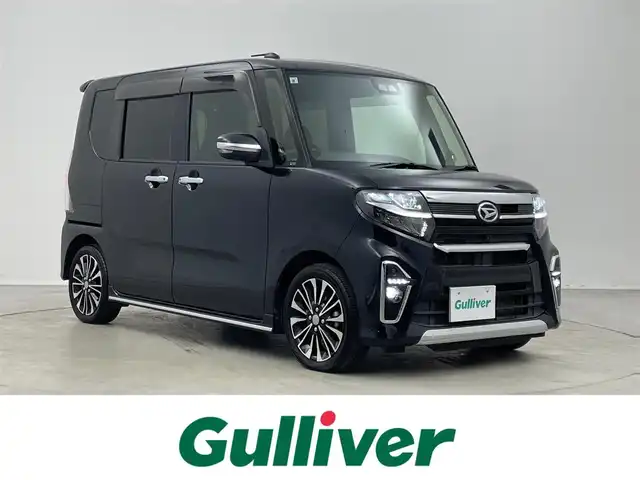 ダイハツ タント カスタム RS 埼玉県 2019(令1)年 5.8万km パールブラック 純正９型ＳＤナビ/(CD/DVD/Ｂｌｕｅｔｏｏｔｈ/音楽録音/フルセグ)/パノラマモニター/アダプティブクルーズコントロール/両側パワースライドドア/ドライブレコーダー/衝突被害軽減ブレーキ/ハーフレザーシート/シートヒーター/ビルトインＥＴＣ/オートＬＥＤライト/純正１５インチアルミホイール