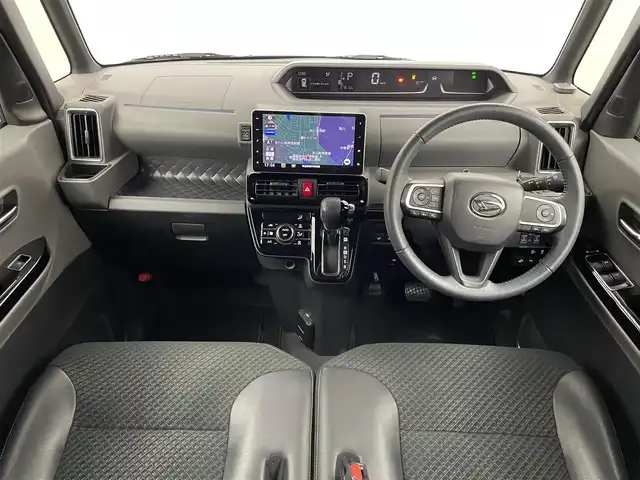 ダイハツ タント カスタム RS 埼玉県 2019(令1)年 5.8万km パールブラック 純正９型ＳＤナビ/(CD/DVD/Ｂｌｕｅｔｏｏｔｈ/音楽録音/フルセグ)/パノラマモニター/アダプティブクルーズコントロール/両側パワースライドドア/ドライブレコーダー/衝突被害軽減ブレーキ/ハーフレザーシート/シートヒーター/ビルトインＥＴＣ/オートＬＥＤライト/純正１５インチアルミホイール