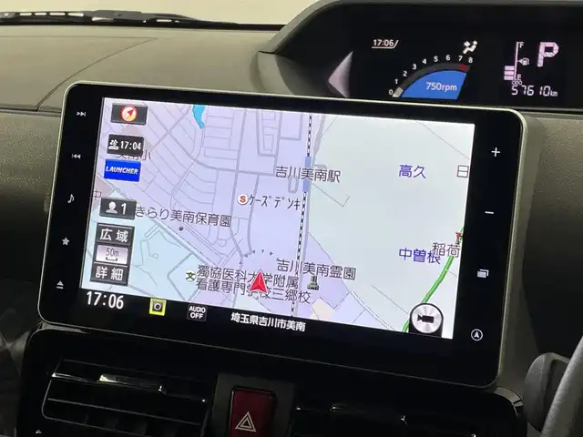 ダイハツ タント カスタム RS 埼玉県 2019(令1)年 5.8万km パールブラック 純正９型ＳＤナビ/(CD/DVD/Ｂｌｕｅｔｏｏｔｈ/音楽録音/フルセグ)/パノラマモニター/アダプティブクルーズコントロール/両側パワースライドドア/ドライブレコーダー/衝突被害軽減ブレーキ/ハーフレザーシート/シートヒーター/ビルトインＥＴＣ/オートＬＥＤライト/純正１５インチアルミホイール