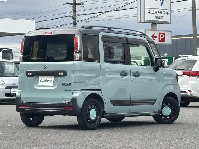 スズキ スペーシア ギア HYBRID XZ 愛知県 2021(令3)年 2.8万km オフブルーメタリック/ガンメタリック2トーンルーフ /禁煙/ワンオーナー//フルセグナビ/CD/DVD/BT/SD/MSV/USB/BT//全方位カメラ/前後ドラレコ/HUD//両側パワースライドドア//シートバックテーブル/リアロールサンシェード//リアサーキュレーター/バニティミラー//オートリトラウィンカーミラー//純正LEDオートライト/オートハイビーム//純正LEDフォグ//純正フロアマット/純正ドアバイザー//プッシュスタート/スマートキー//ルーフレール//デュアルカメラブレーキサポート/ACC/RSA//前後誤発進抑制/車線逸脱警報//ふらつき警報/先行車発進告知//新車時保証書//取扱説明書//スペアスマートキー