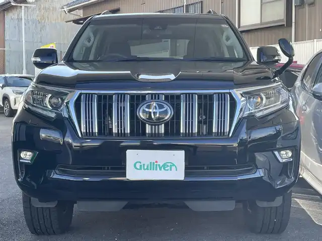 トヨタ ランドクルーザー プラド TX 愛知県 2018(平30)年 6.1万km ブラック ワンオーナー/純SDナビテレビ/バックカメラ/フルセグテレビ/サンルーフ/トヨタセーフティセンス/ルーフレール/純17インチAWオフロードタイヤ/ビルドインETC/スマートキー/保証書　取説/スペアキー
