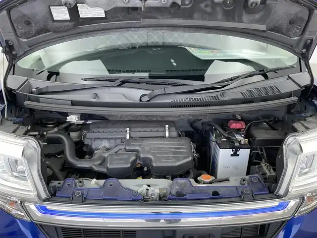 ダイハツ タント カスタム X トップED SAⅡ 大分県 2015(平27)年 5.6万km ディープブルークリスタルマイカ ワンオーナー/禁煙車/純正8型ナビ/・フルセグTV、DVD再生可、AM/FM/・Bluetooth、HDMI、USB/ステアリングスイッチ/バックカメラ/左側電動スライドドア/スマートアシスト2/・衝突被害軽減ブレーキ/・車線逸脱警報/・誤発進抑制機能（前後）/・先行車発進お知らせ/オートライト/LEDヘッドランプ/LEDフォグランプ/プッシュスタート/スマートキー×2/リアサンシェード/純正14インチアルミホイール/純正シートカバー/純正フロアマット（ラバー）/純正ドアバイザー/点検記録簿（H28.6/H29.7/H31.7/R5.7）