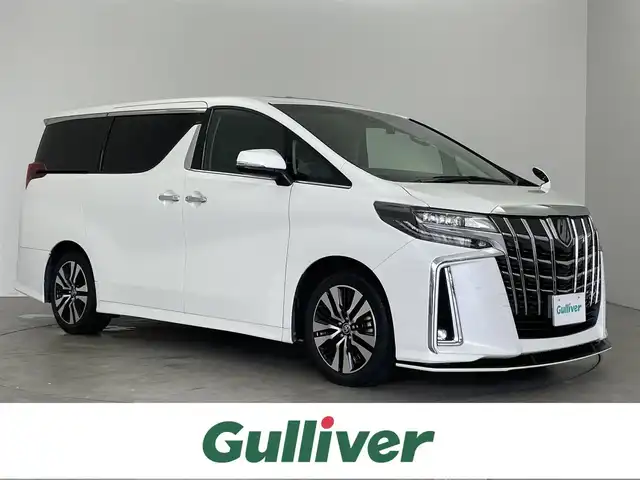 トヨタ アルファード S Cパッケージ 埼玉県 2021(令3)年 3.3万km ホワイトパールクリスタルシャイン 社外エアロ　サンルーフ　純正９インチナビ　バックカメラ　ＢＳＭ　ビルトインＥＴＣ２．０　デジタルインナーミラー　シートヒーター　ベンチレーション　メモリシート　レーダークルーズ　　三眼ＬＥＤ　地デジTV