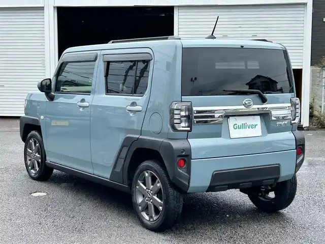 ダイハツ タフト G ターボ 静岡県 2020(令2)年 1.4万km レイクブルーメタリック 純正ECLIPSE　SDナビ（FM/AM/CD/BT/フルセグTV）/ドライブレコーダー/アラウンドビューモニター/クルーズコントロール（追従走行有り）/パーキングアシスト/シートヒーター（D/N席）/ムーンルーフ/USB接続/ルーフレール/アイドリングストップ